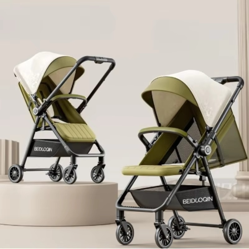 Baby pocket cart trolley lightweight folding baby stroller one-click to close the car and go out to walk the trolley wholesale