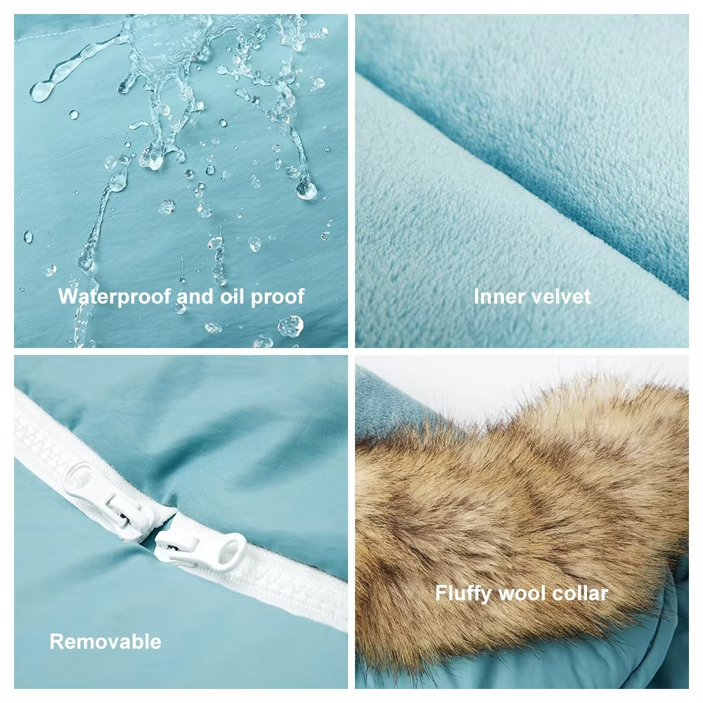 0-36 Months Baby Stroller Footmuff Removable Winter Warm Thicker Envelope For Discharge Universal Pram Baby Stroller Accessories