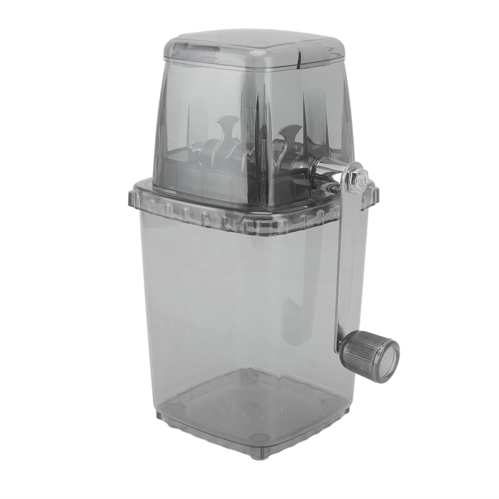 Manual Ice Crusher Small Portable Shaver Hand Operated Snow Cone Machine for Home