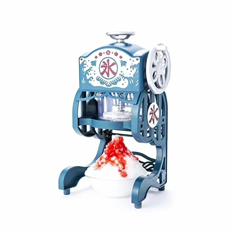 220V Automatic Mini Ice Crusher Shaver Machine for Home Use in Japan and Korea with Cute Design A