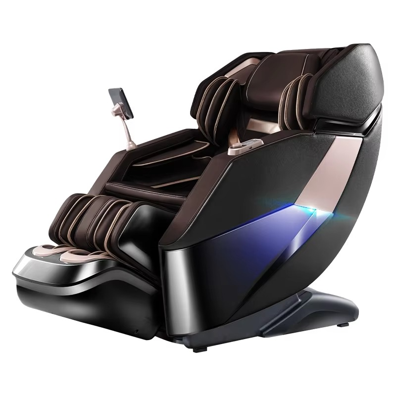 Zero Gravity Massage Chair Electric Leisure Sofa Longer SL Track Full Body Airbag Wrap Kneading Intelligent Shiatsu Calf Roller