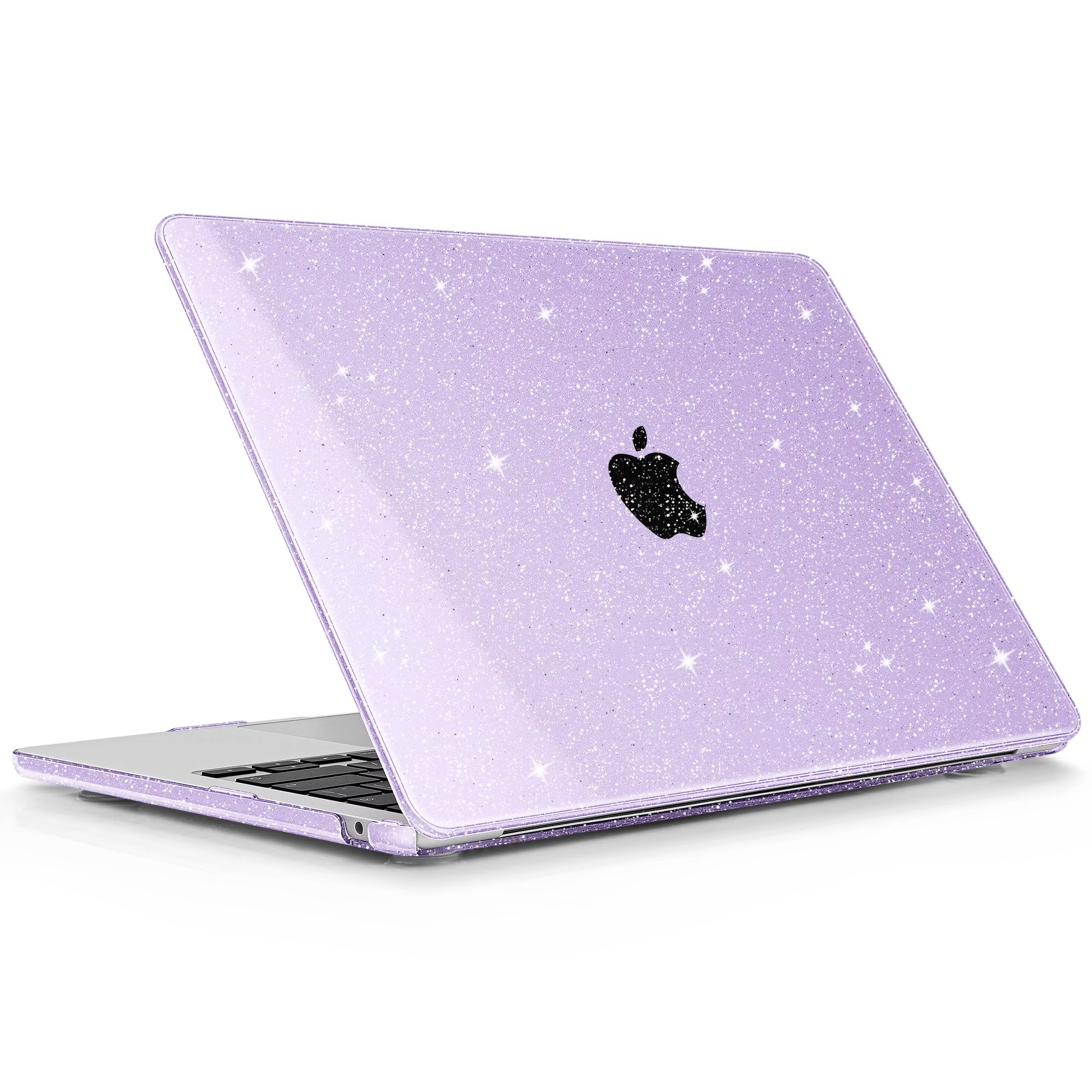 Hot pink Shimmering Crystal case for MacBook 2025 A3240 A3241 M4 M3 Air 15 13 A2681 A3113 A2337 M1 M2 M3 Pro13 14 16 A3112 A3401