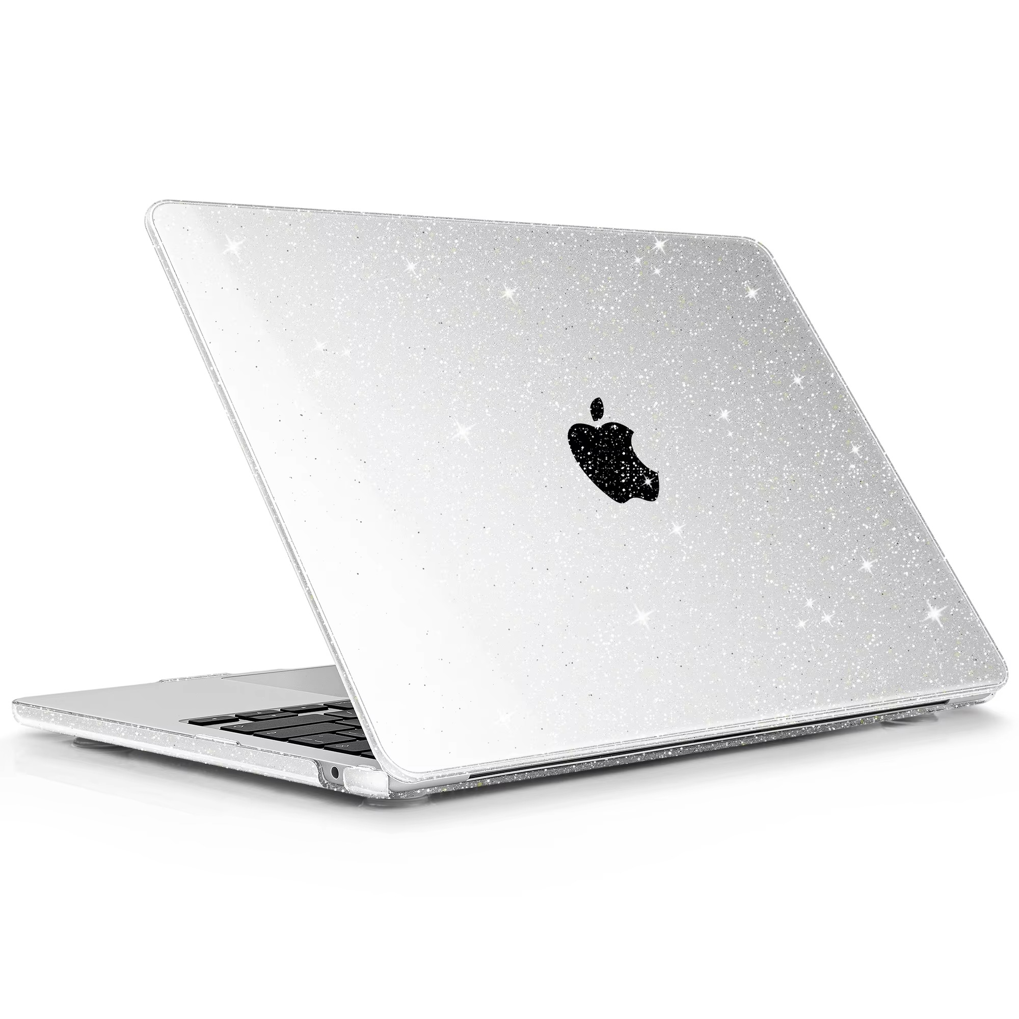 Hot pink Shimmering Crystal case for MacBook 2025 A3240 A3241 M4 M3 Air 15 13 A2681 A3113 A2337 M1 M2 M3 Pro13 14 16 A3112 A3401