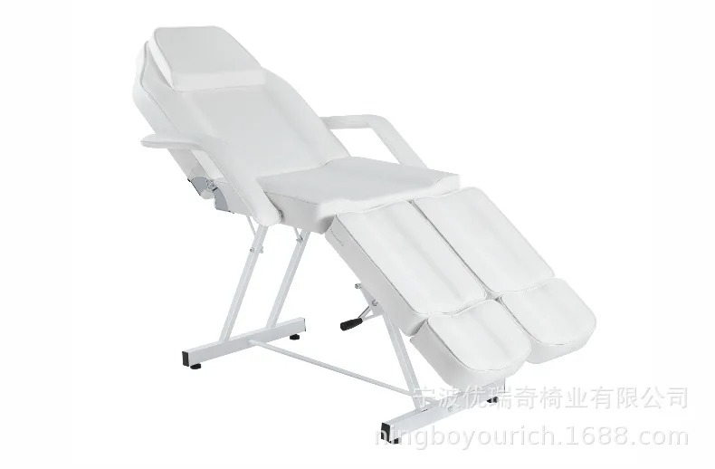 Massage bed, beauty bed, beauty chair, hair salon chair, black and white massage chair, adjustable split massage chair