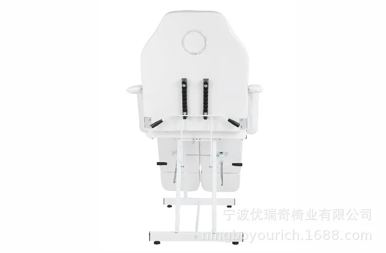 Massage bed, beauty bed, beauty chair, hair salon chair, black and white massage chair, adjustable split massage chair