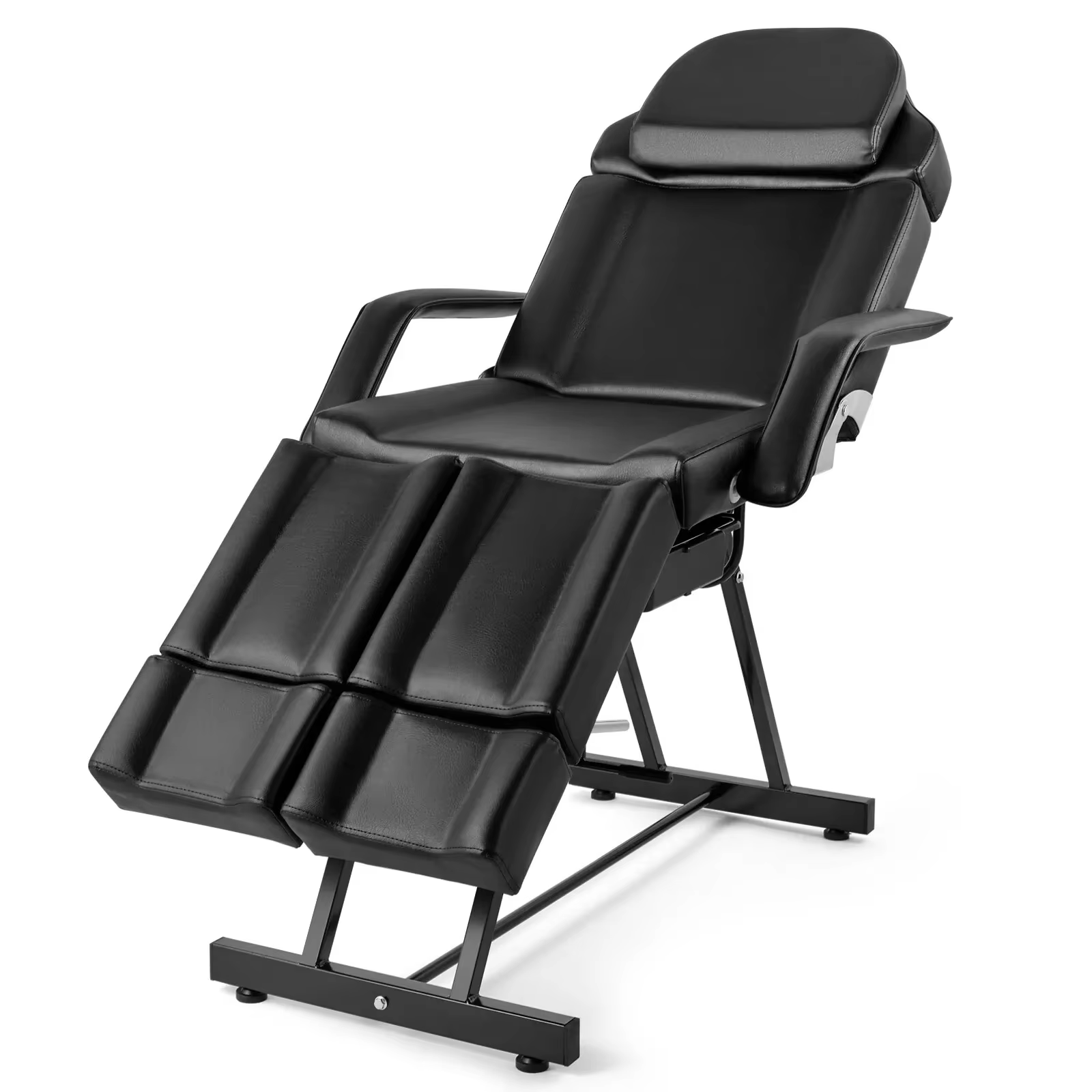 White/Black Multifunction Salon Massage Table Split Legs Facial Bed Salon Tattoo Chair
