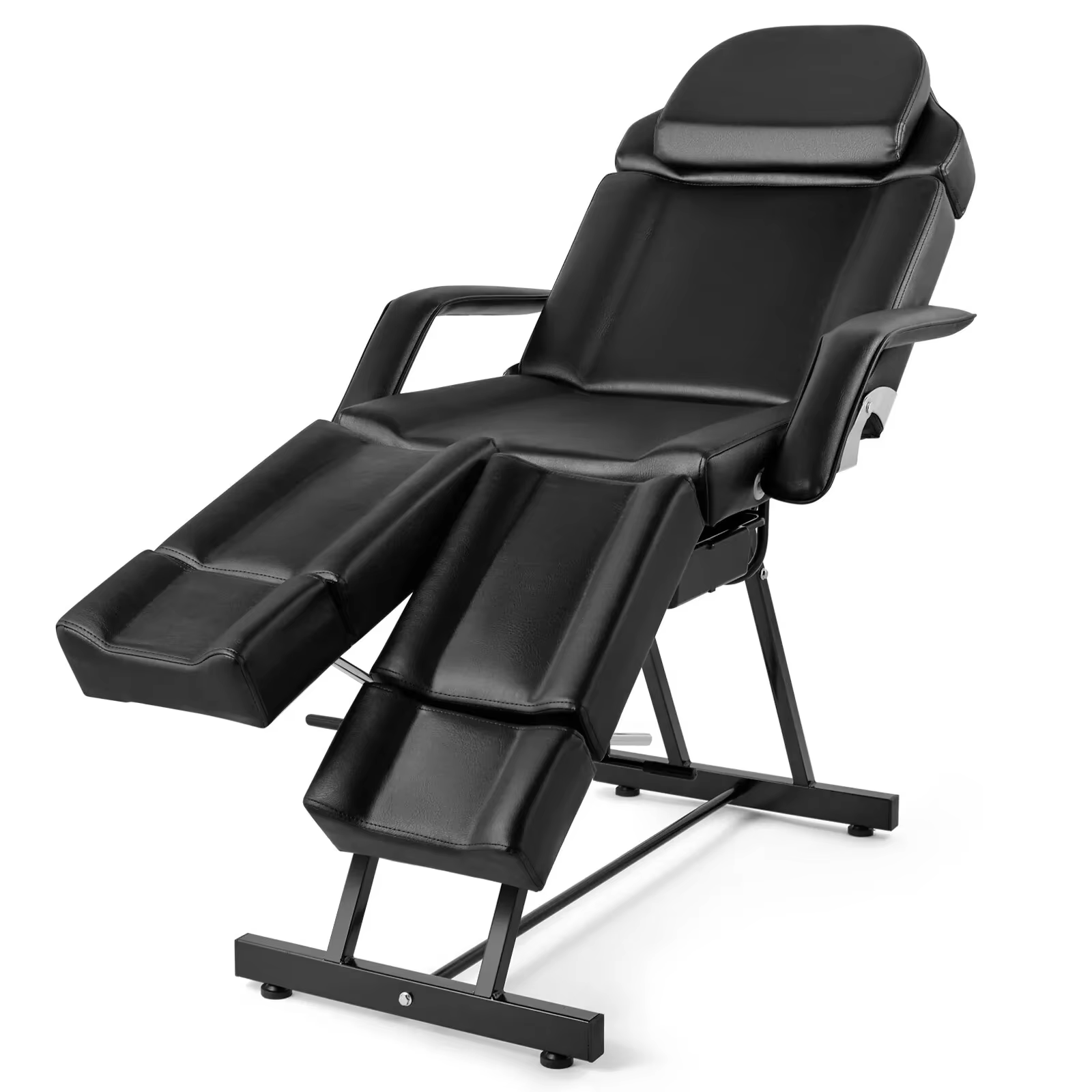 White/Black Multifunction Salon Massage Table Split Legs Facial Bed Salon Tattoo Chair