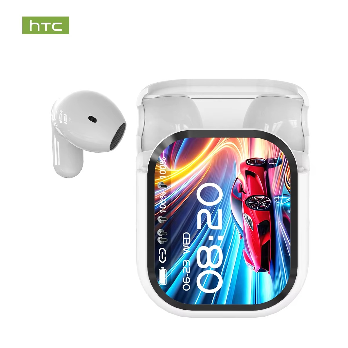 Hellodigi HTC NE20 Wireless Headphones AI Translator Earphones Bluetooth 6.0 Sports Earphones Gaming Headset IPX4 Waterproof