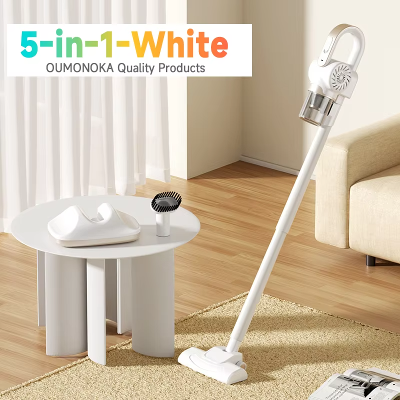 5-in-1 Great Suction Wireless Vacuum Mites Remover for Home Bedding Cleaner Cordless Handheld Machine Deep Robot Mites Cleaning