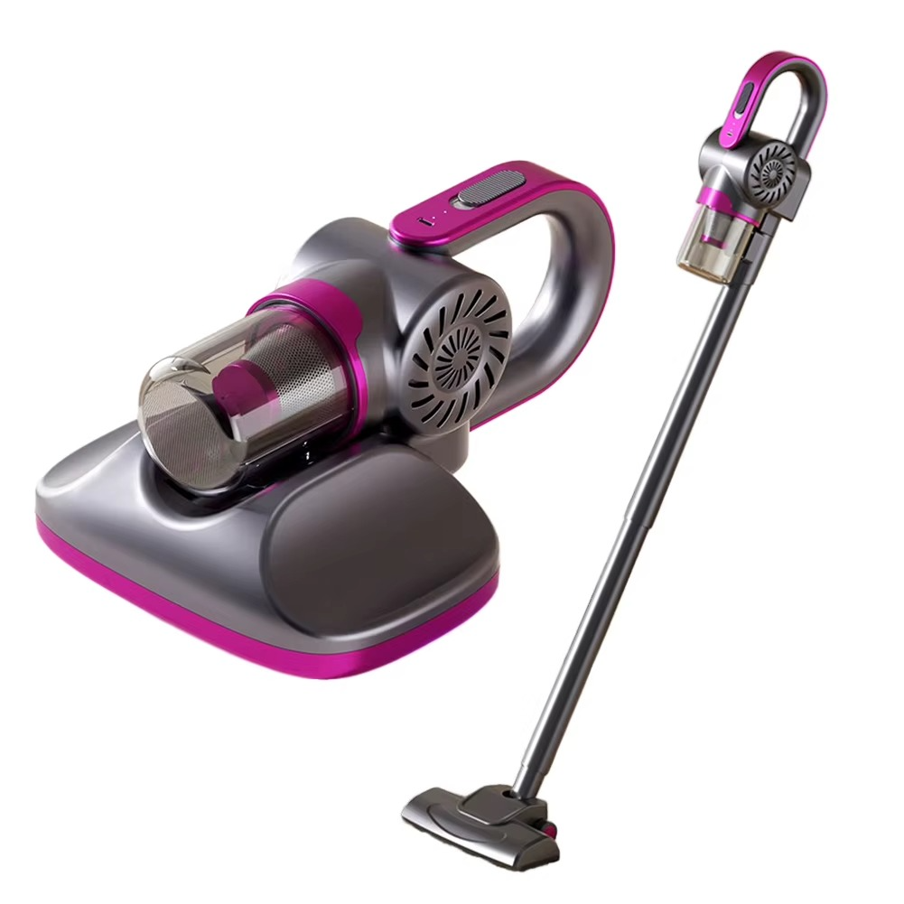 85000Pa Cordless Dust Mite Removal with UVC Light Portable Mopping Machine USB Rechargeable Electric Sweeper for Bed Cleaning