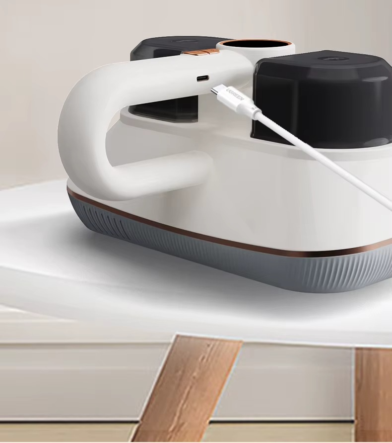 Powerful Cordless UV Mite Remover,Deep Cleaning Vacuum for Bed Mattress,Wireless Handheld Allergen Eliminator for Home