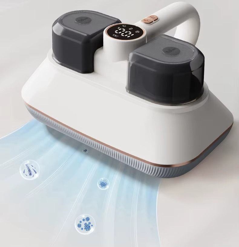 Powerful Cordless UV Mite Remover,Deep Cleaning Vacuum for Bed Mattress,Wireless Handheld Allergen Eliminator for Home