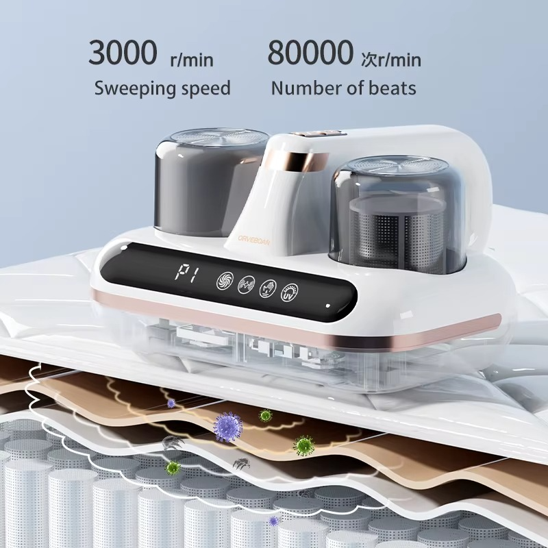 Intelligent Mite Remover Wireless Mite Remover Strong Beating Handheld UV Sterilizer For Household Bed Small Vacuum Cleaner