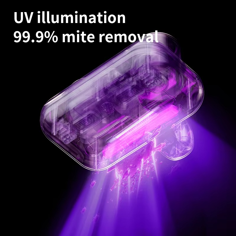 Intelligent Mite Remover Wireless Mite Remover Strong Beating Handheld UV Sterilizer For Household Bed Small Vacuum Cleaner