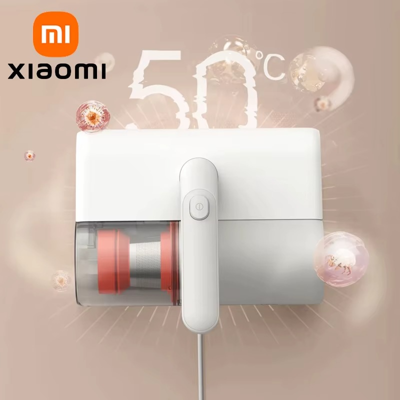 XIAOMI MIJIA Dust Mite Vacuum Cleaner 2,UV Sterilization, 50°C Hot-Air Drying,12,000Pa Suction,4 Filtration, 1.63kg Lightweight