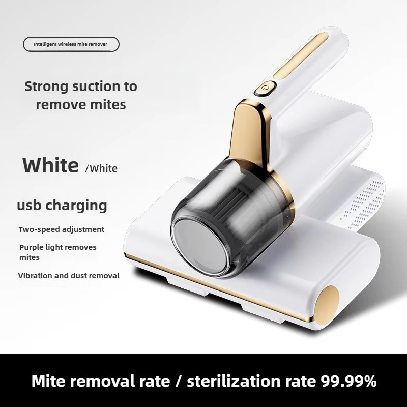 14KPa Wireless Vacuum Mites Remover Handheld Cleaner Powerful Suction Vacuum Cleaner for Bed Pillow Clothes Sofa