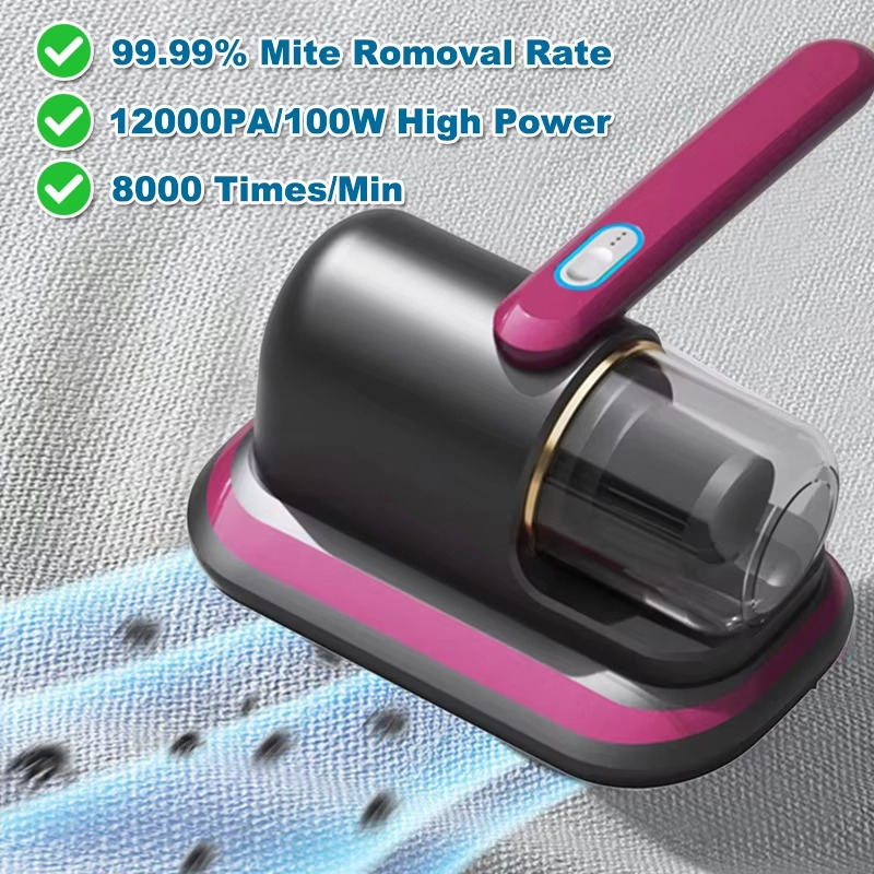 Household Wireless Charging Small Handheld Bed Mite Removal Device Ultraviolet Disinfection Dust Box Sofa Deep Mite Removal