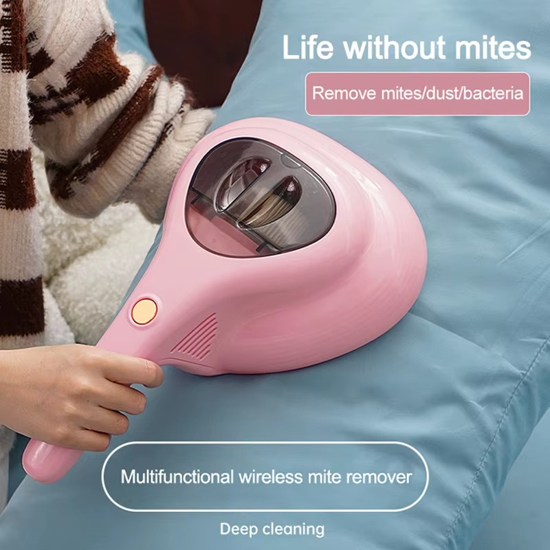 Rechargeable Mites Remover Dust Removal Device Mattress Dust Anti Uv Light Design Bed Vacuum Cleaner