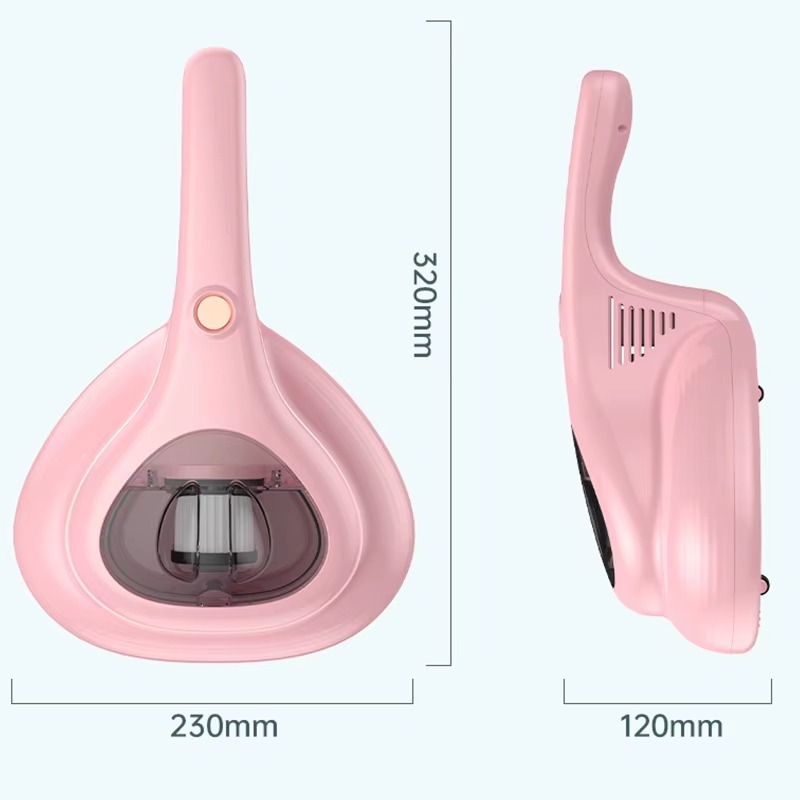 Rechargeable Mites Remover Dust Removal Device Mattress Dust Anti Uv Light Design Bed Vacuum Cleaner