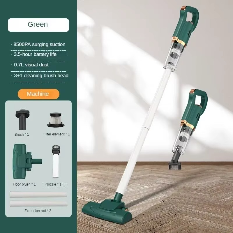 Wireless Handheld Vacuum Cleaner 8500Pa 120W Powerful Electric Sweeper Cordless Home Car Remove Mites Dust Cleaner