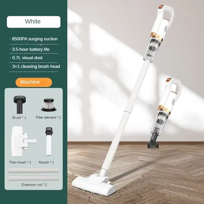 Wireless Handheld Vacuum Cleaner 8500Pa 120W Powerful Electric Sweeper Cordless Home Car Remove Mites Dust Cleaner