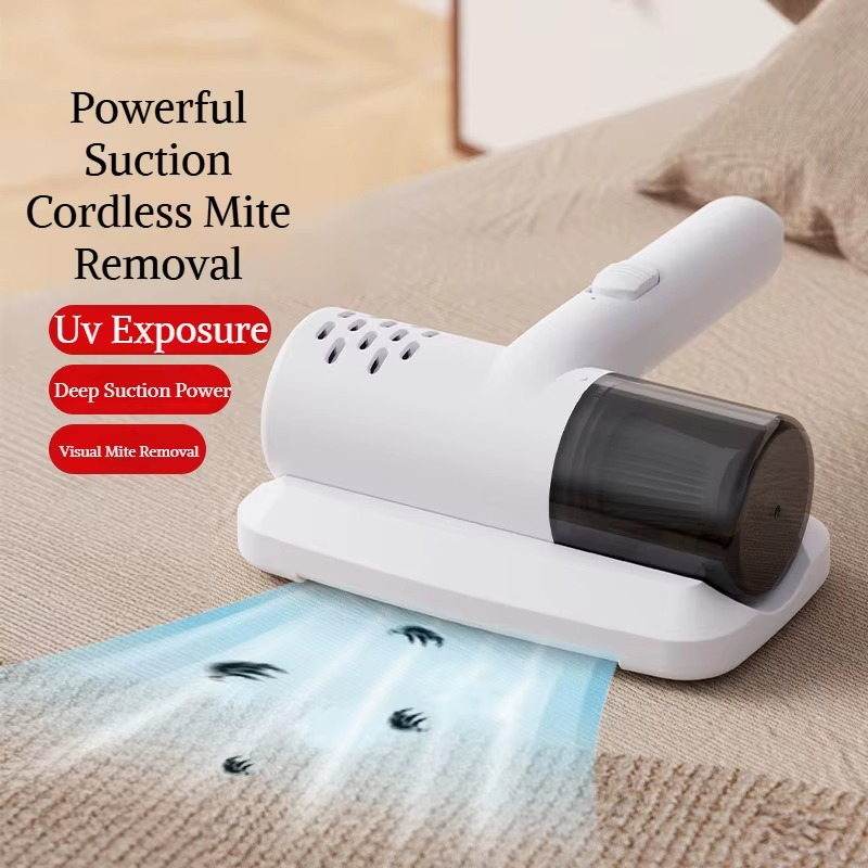 Household mite removal device mini small vacuum cleaner three-in-one sterilization strong suction bed vacuum cleaner
