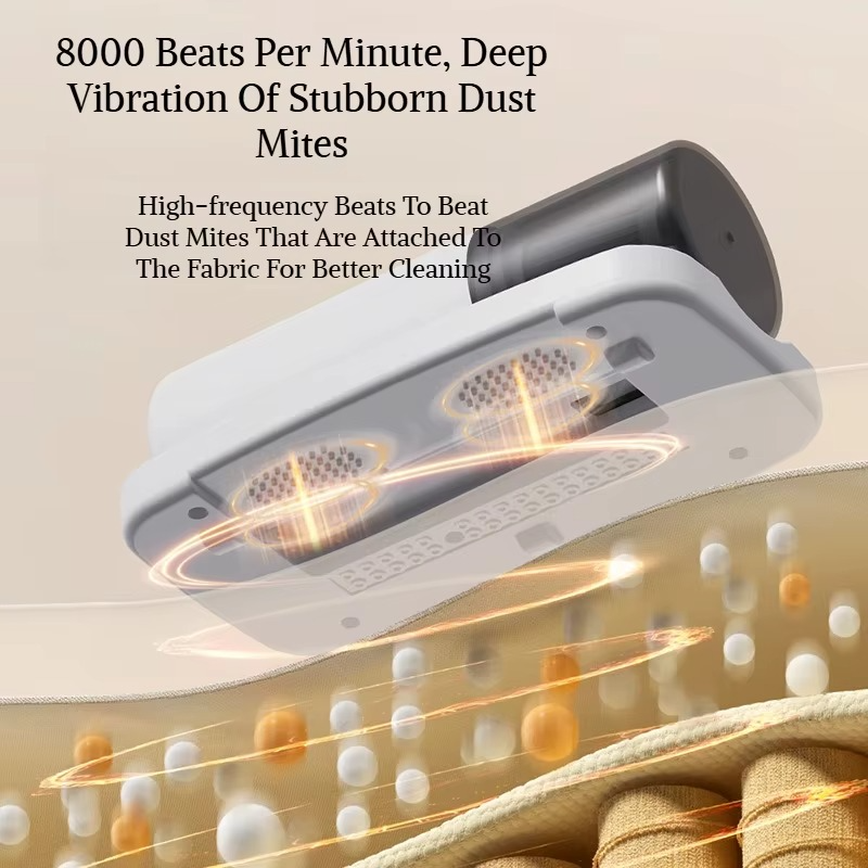 Household mite removal device mini small vacuum cleaner three-in-one sterilization strong suction bed vacuum cleaner