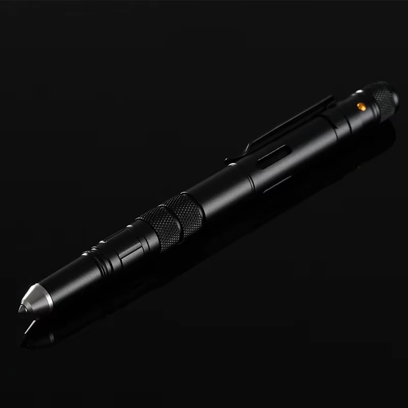 4-In-1 Portable Tactical Pen Flashlight Bottle Opener Emergency Glass Breaker Outdoor Self Defense EDC Pen Tool Gift Box