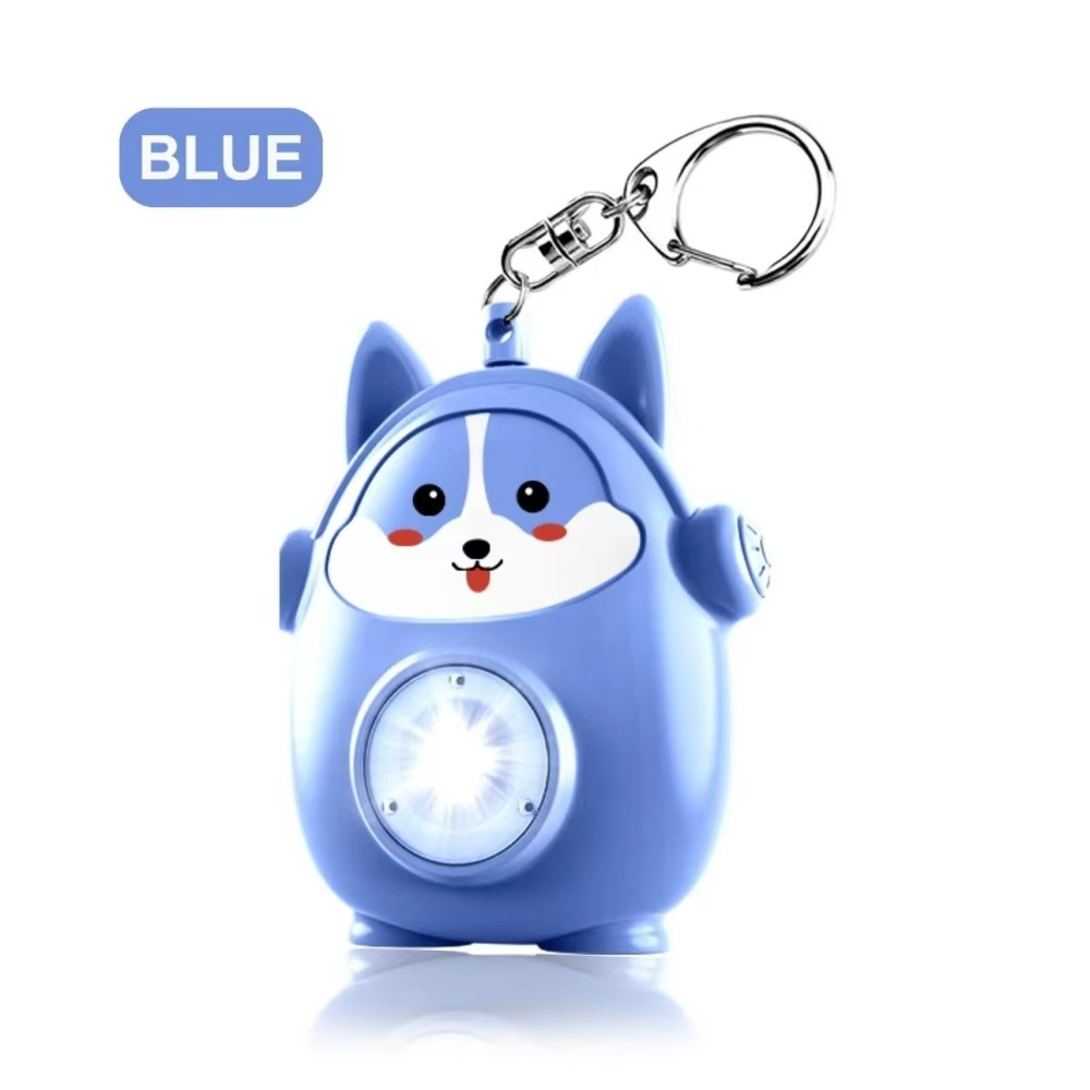 H10 Personal Alarm Keychain Self Defense with LED Light Safe Sound 130dB Loud Siren Emergency Self-Defense Safety Alarm Security