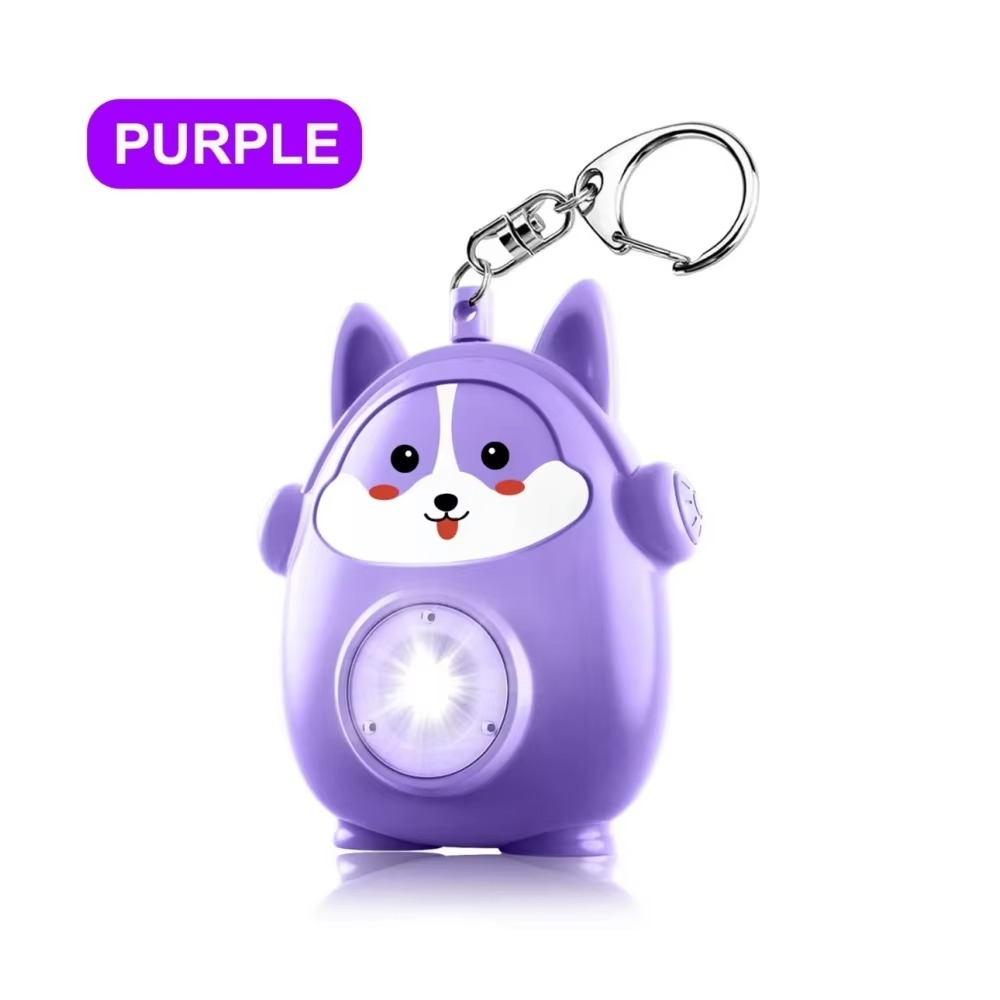 H10 Personal Alarm Keychain Self Defense with LED Light Safe Sound 130dB Loud Siren Emergency Self-Defense Safety Alarm Security