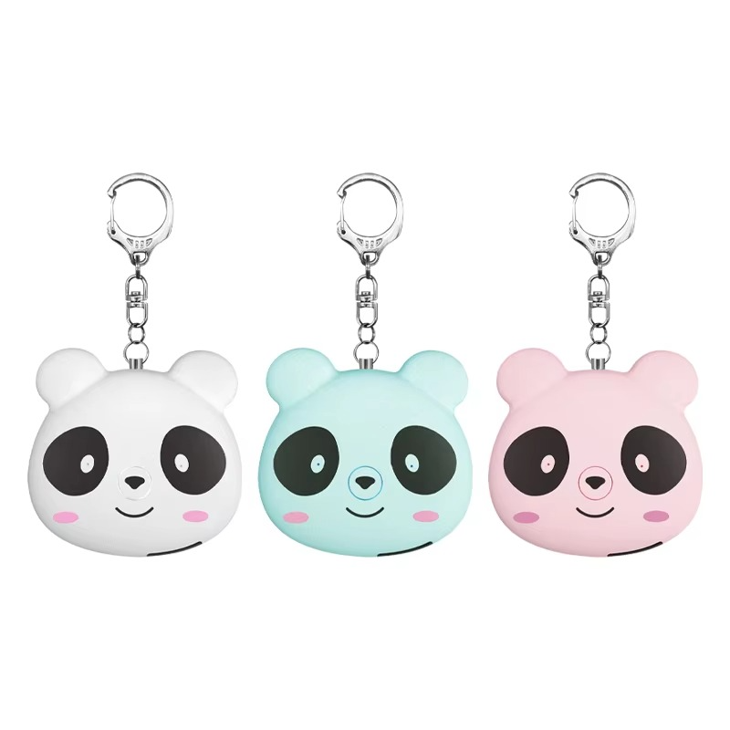 Lightweight and cute little bear personal self-defense alarm to prevent wolf robbery for girls' schoolbag pendant keychian