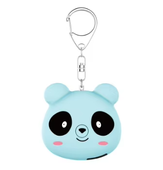 Lightweight and cute little bear personal self-defense alarm to prevent wolf robbery for girls' schoolbag pendant keychian