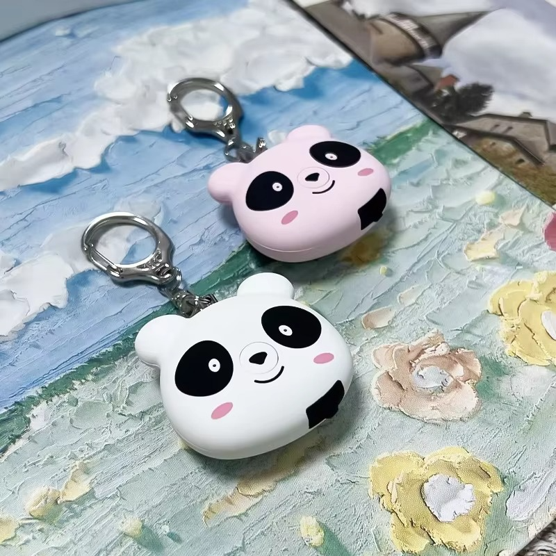 Lightweight and cute little bear personal self-defense alarm to prevent wolf robbery for girls' schoolbag pendant keychian