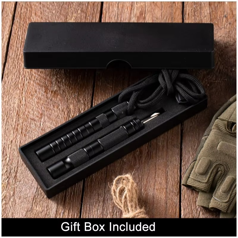 Multi-Function Portable Tactical Pen Self Defense Emergency Glass Breaker Fishing Tool Screwdriver Outdoor Rescue EDC Tool