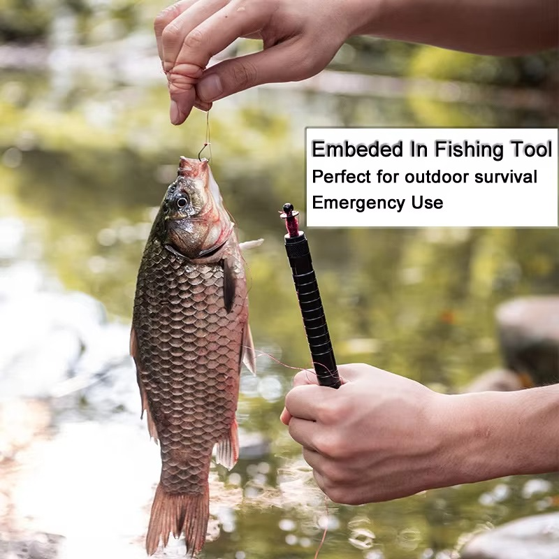 Multi-Function Portable Tactical Pen Self Defense Emergency Glass Breaker Fishing Tool Screwdriver Outdoor Rescue EDC Tool