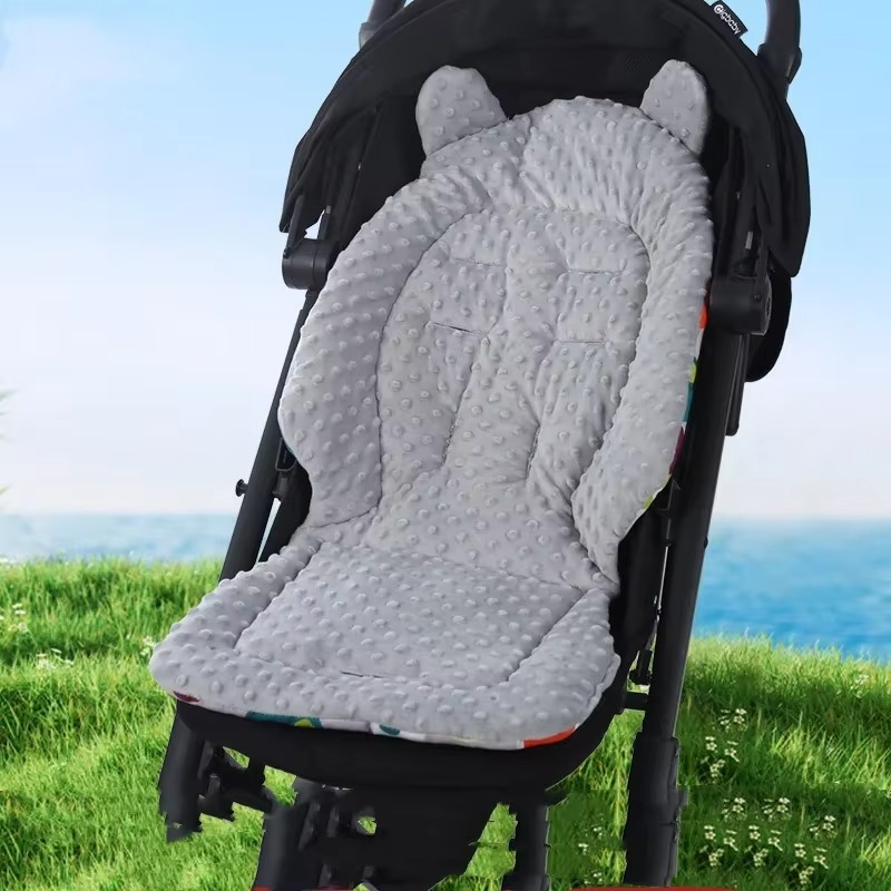 Baby Stroller Seat Cushion Cotton Infant Double-sided Seat Pad Thick Warm Universal Child Cart Mattress Mat Stroller Accessories