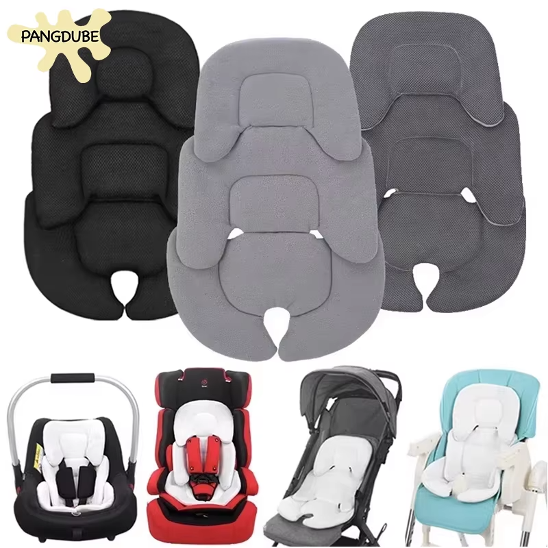 PANGDUBE Universal Baby Stroller Seat Pad Double Sided Baby Car Seat Cushion Kids Cart Mat for Chair Stroller Accessories