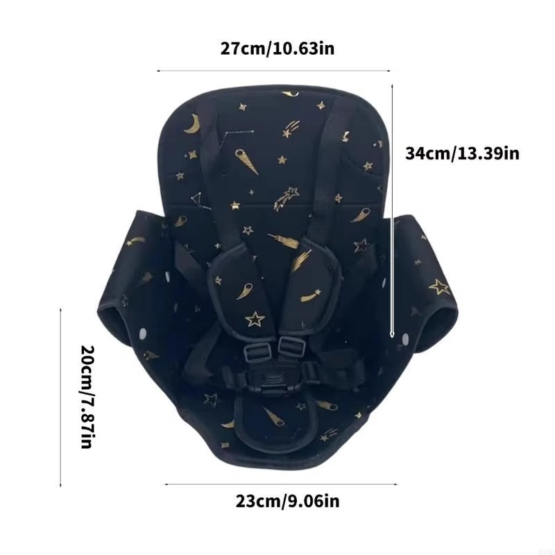 N1HB Comfortable Baby Strollers Cushion Five-Point Harness Breathable Pad