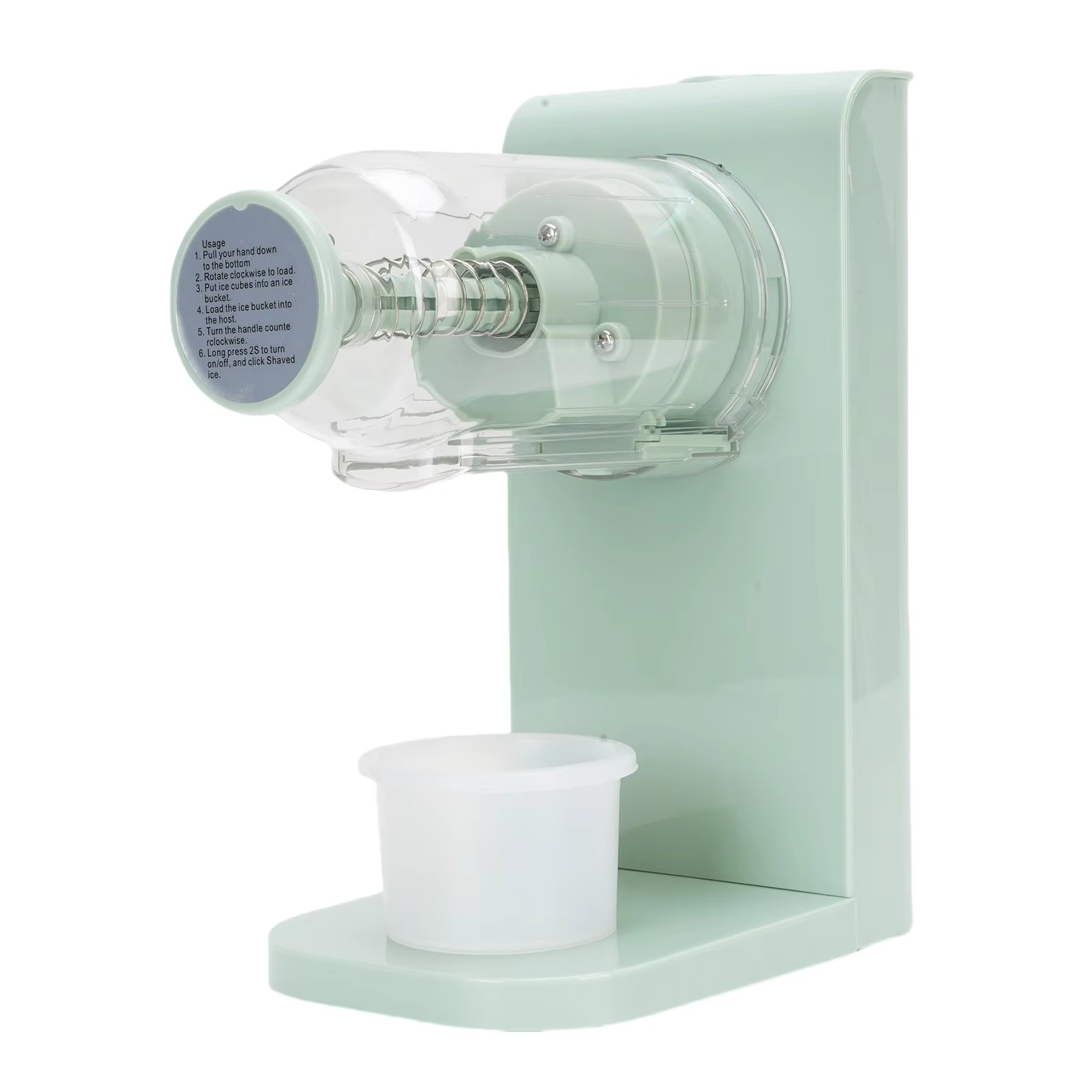 Snow Cone Machine 13000гpm High Efficiency Rechargeable Electric Shaved Ice Maker for Home Commercial Use