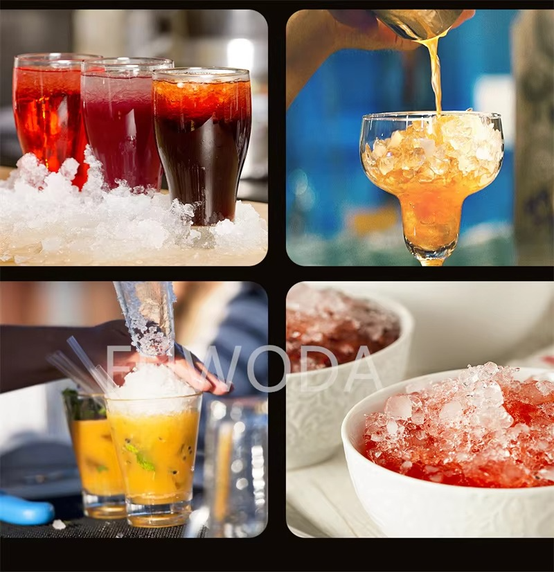 110V 220V Commercial 3L Ice Breaking Machine Stainless Steel Ice Crusher Automatic Food Beverage Ice Shavings MachineW