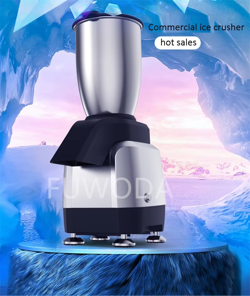 110V 220V Commercial 3L Ice Breaking Machine Stainless Steel Ice Crusher Automatic Food Beverage Ice Shavings MachineW