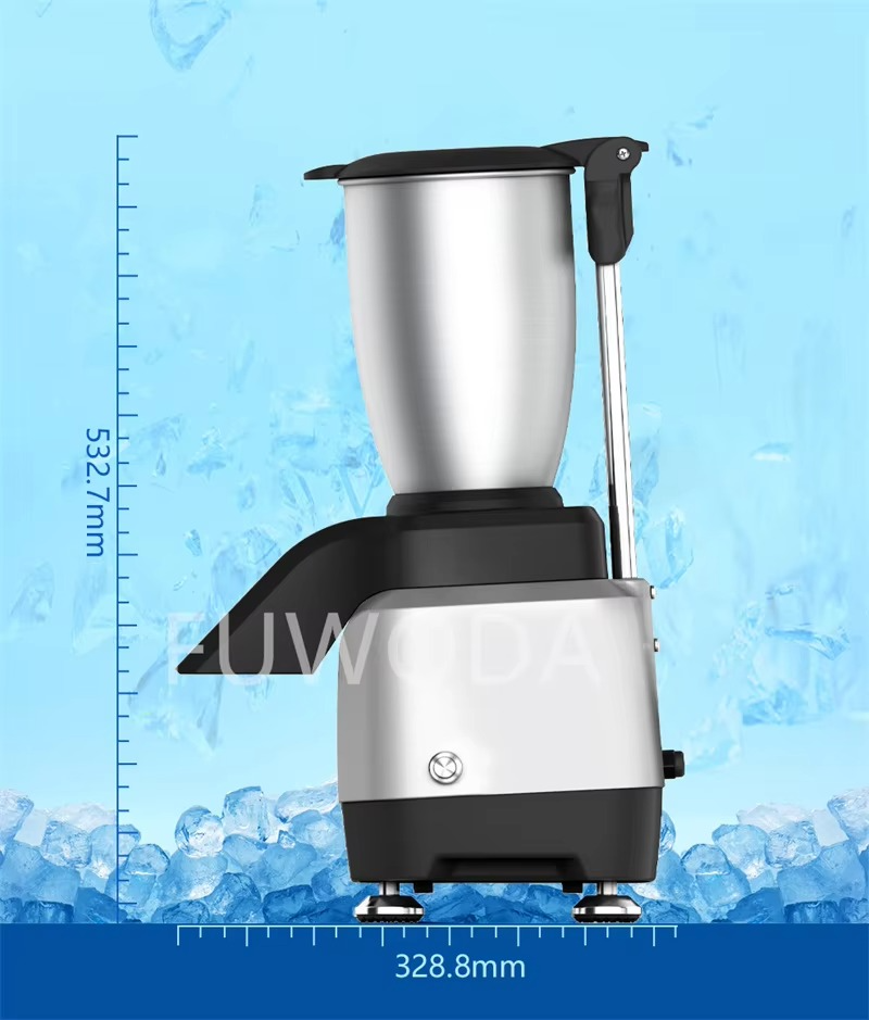 110V 220V Commercial 3L Ice Breaking Machine Stainless Steel Ice Crusher Automatic Food Beverage Ice Shavings MachineW