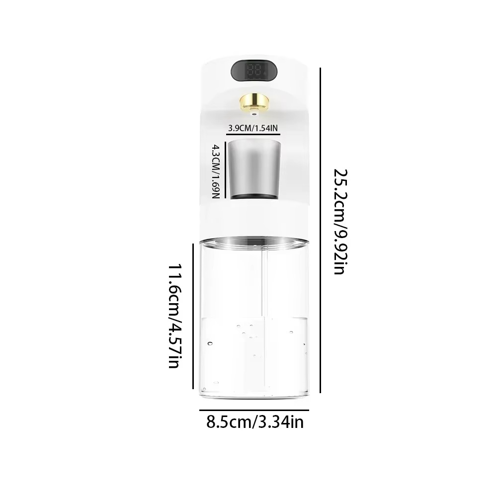 Auto-Clean Touchless Mouthwash Dispenser | Wall-Mounted with 2 Cups & 4 Modes | Magnetic Sensor for Kitchen/Bathroom