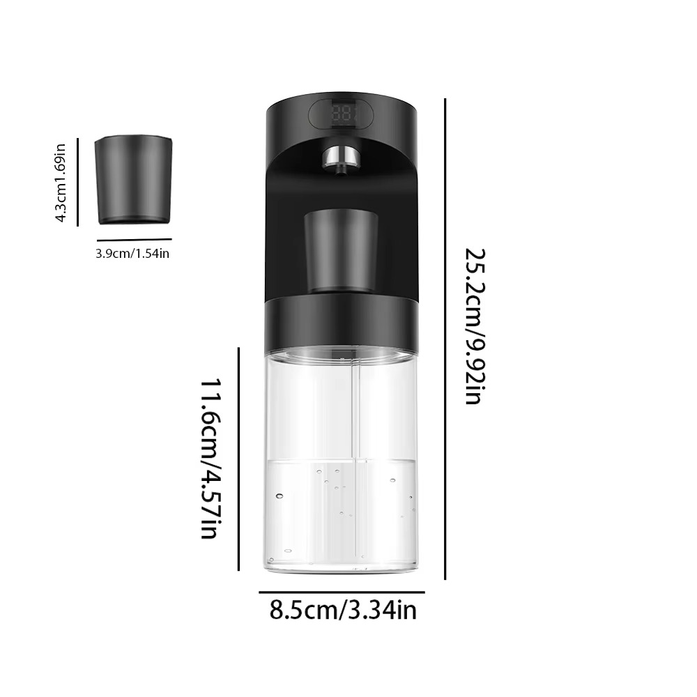Auto-Clean Touchless Mouthwash Dispenser | Wall-Mounted with 2 Cups & 4 Modes | Magnetic Sensor for Kitchen/Bathroom