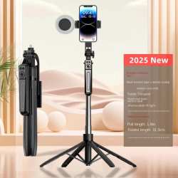 FANGTUOSI New 180cm Wireless Selfie Stick brackets with Phone Holder Tripod for Smartphone Camera Stand With Bluetooth shutter