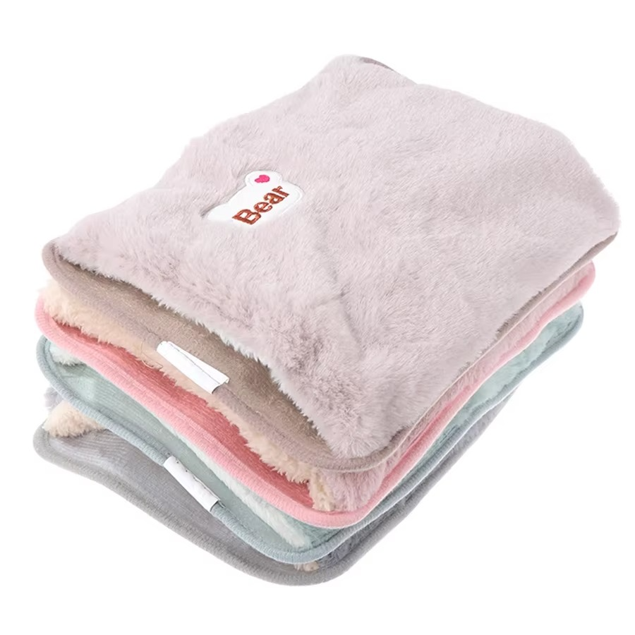 Home Heater Electric Hot Water Bag Soft Winter Hand Warmer Reusable Bottle EU Plug Rechargeable Pocket