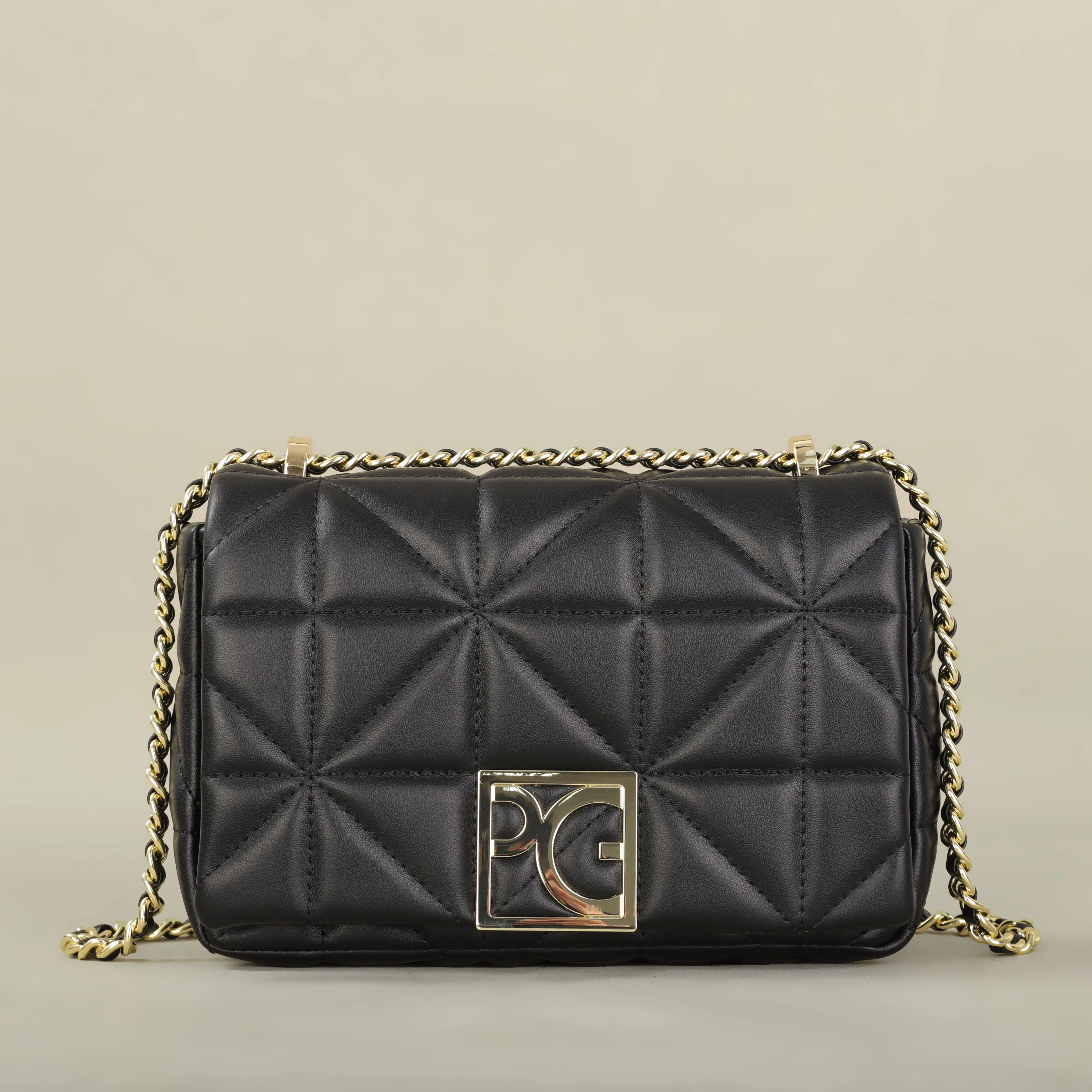 PG Fashion Classic Retro Women's New Shoulder Bag Letter PU Material Party Multi functional Crossbody Bag New Design 2025