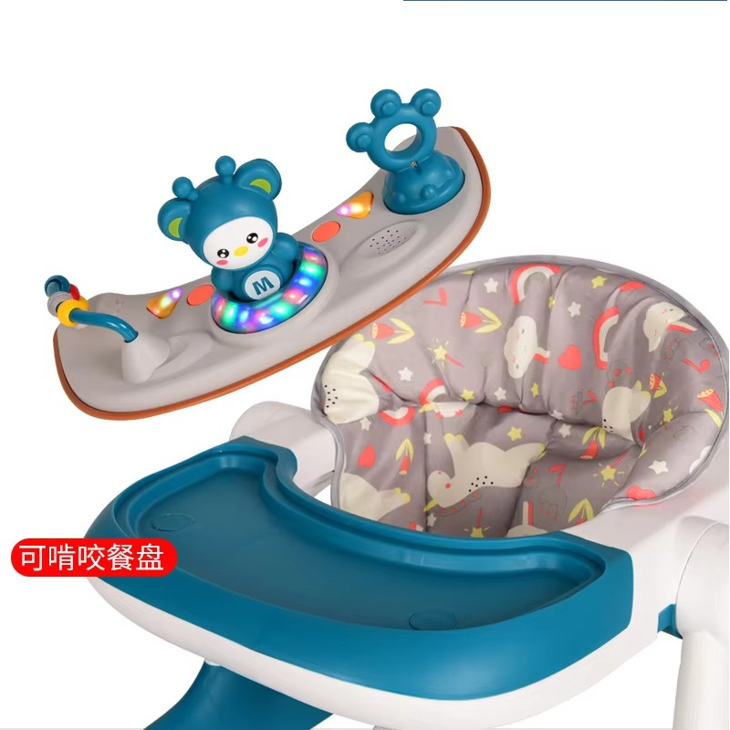 Multi-Function Anti-Rollove Baby walker Can Sit and Push Walking Car Infant Trolley With Music Foldable Seat Car 6-36 Month