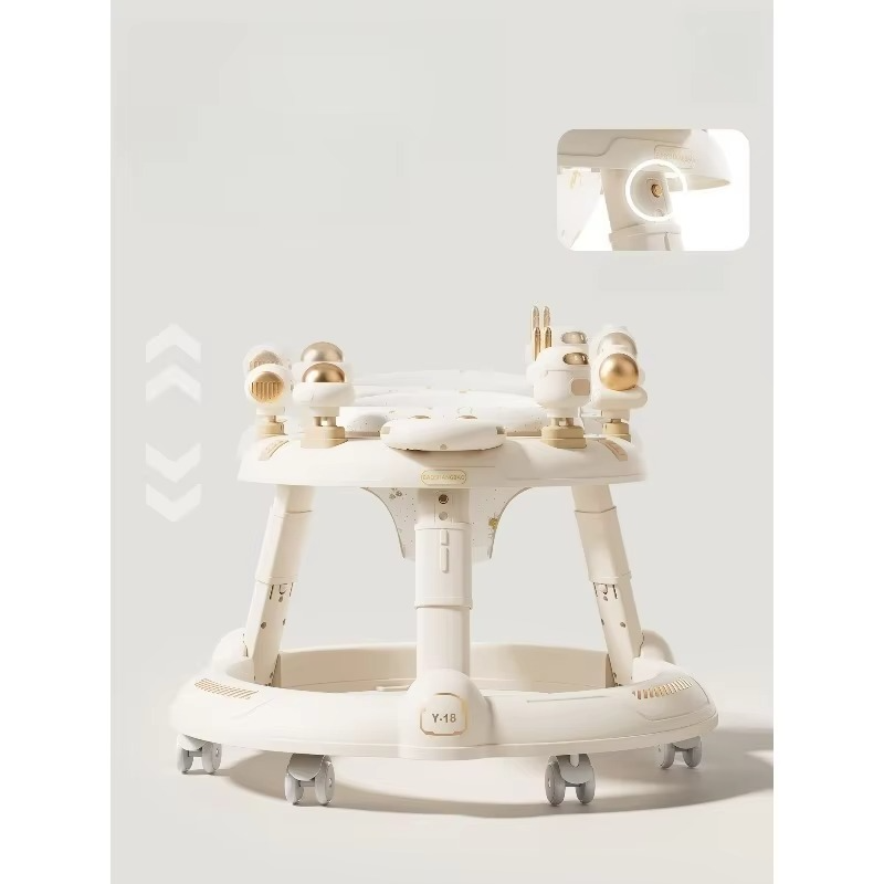 2025 Baby Walker – Anti-O-Leg & Anti-Tip Multi-Functional Push Walker for Infants 6-18 Months