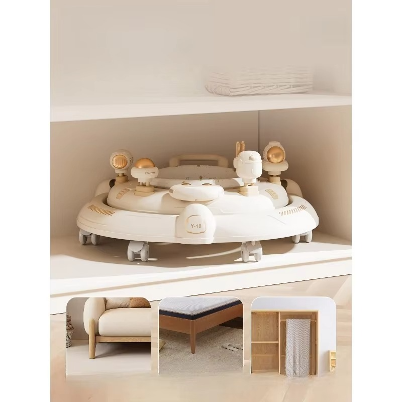 2025 Baby Walker – Anti-O-Leg & Anti-Tip Multi-Functional Push Walker for Infants 6-18 Months